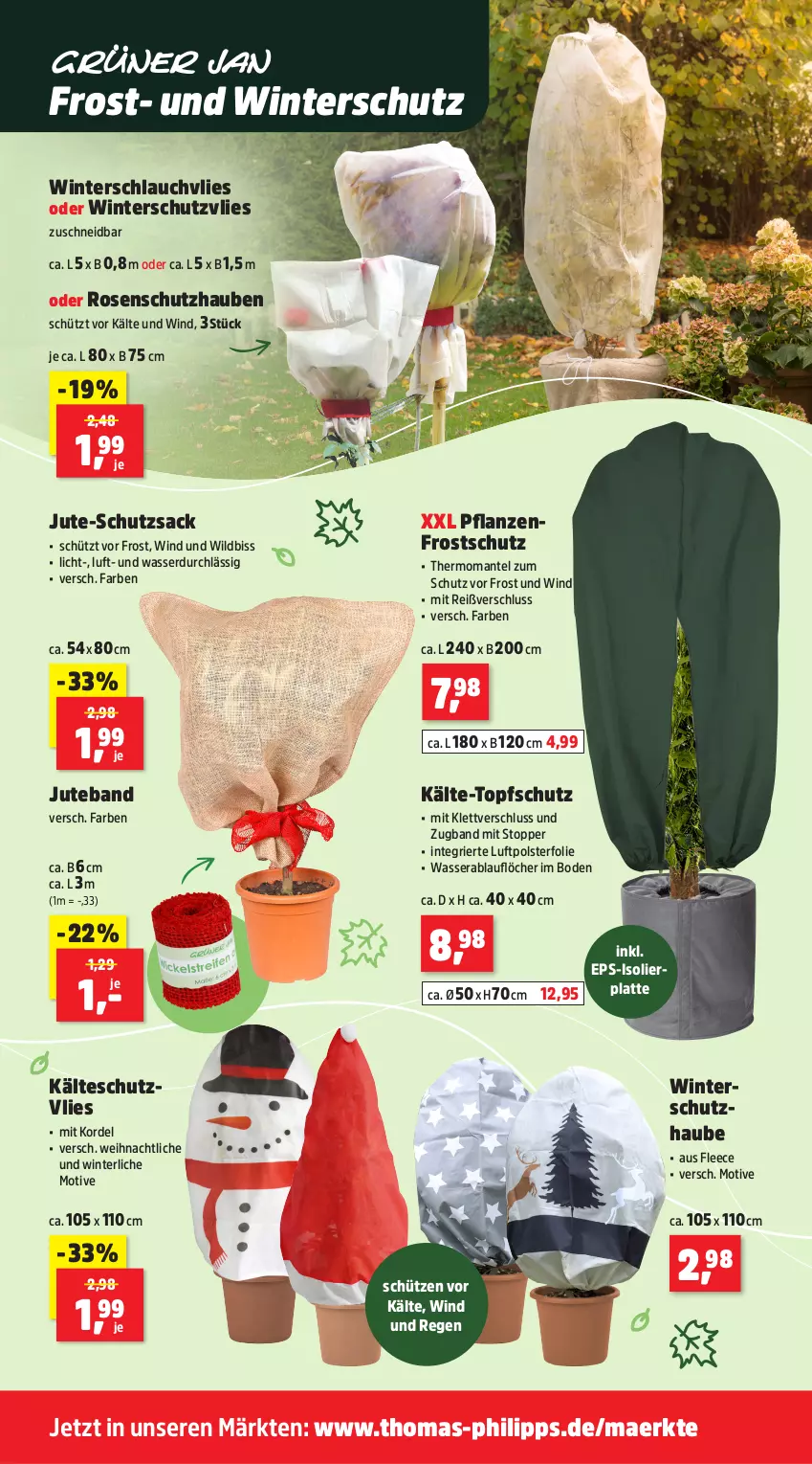 Aktueller Prospekt Thomas Philipps - von 20.10 bis 25.10.2025 - strona 11 - produkty: latte, Mantel, pflanze, pflanzen, rosen, sac, schlauch, Schütze, Ti, topf, topper, wasser, Wild, Winterschutz