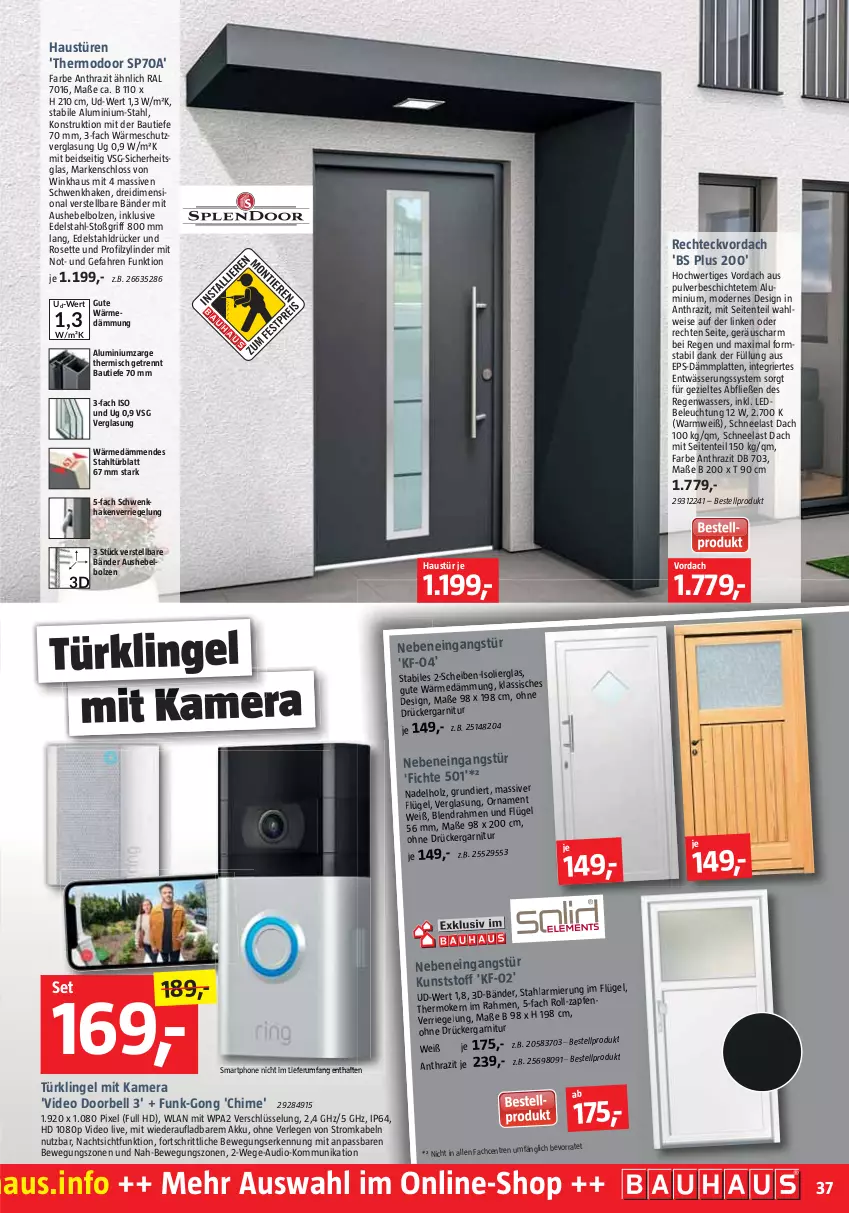 Aktueller Prospekt Bauhaus - Prospekte - von 01.10 bis 29.10.2022 - strona 37 - produkty: akku, aust, Bau, beleuchtung, deo, edelstahl, eis, ente, garnitur, Holz, kamera, latte, Mode, riegel, rum, smartphone, Ti, wasser