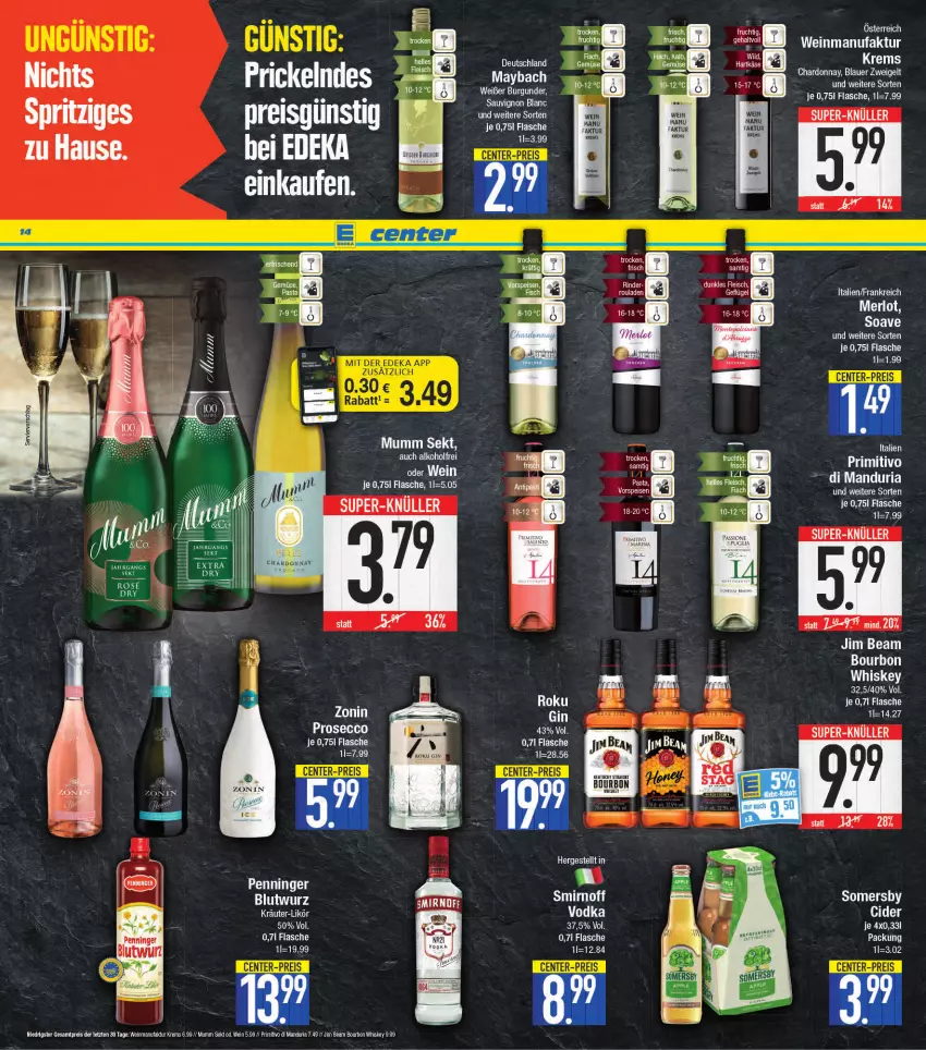 Aktueller Prospekt E Center - Angebote der Woche - von 20.06 bis 25.06.2022 - strona 14 - produkty: eis, reis, Ti, vodka