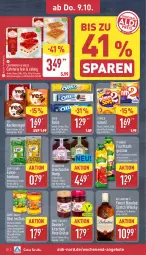 Gazetka promocyjna Aldi Nord - Von Montag - Gazetka - ważna od 11.10 do 11.10.2025 - strona 34 - produkty: aldi, angebot, angebote, aus der tiefkühlung, ball, blended scotch, blended scotch whisky, bonbons, coppenrath, dessert, flasche, frucht, fruchtsaft, getränk, grandessa, grütze, honig, kirsch, kirsche, kirschen, kuchen, nimm2, obst, oreo, pfanne, Pfanner, Ria, riegel, Rote Grütze, saft, scotch, scotch whisky, storck, Sweetland, Ti, whisky, zucker