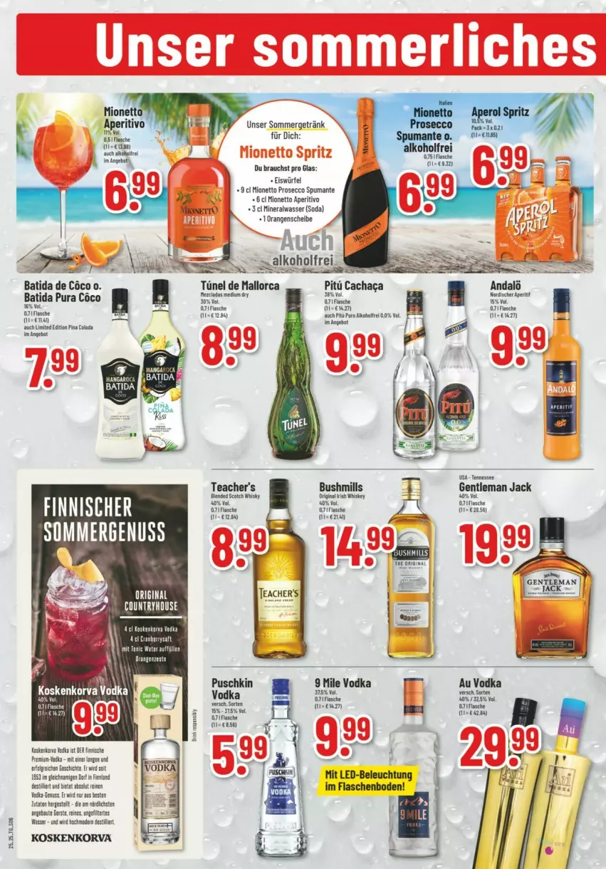 Aktueller Prospekt Trinkgut - Prospekte - von 15.06 bis 21.06.2025 - strona 6 - produkty: alkohol, Alwa, angebot, batida, beleuchtung, bett, blended scotch, blended scotch whisky, cola, ecco, eier, eis, eiswürfel, flasche, getränk, gin, irish whiskey, led-beleuchtung, mineralwasser, mionetto, mit led-beleuchtung, prosecco, puma, Rauch, scotch, scotch whisky, Soda, spumante, Ti, tonic, tonic water, vodka, wasser, whiskey, whisky, würfel