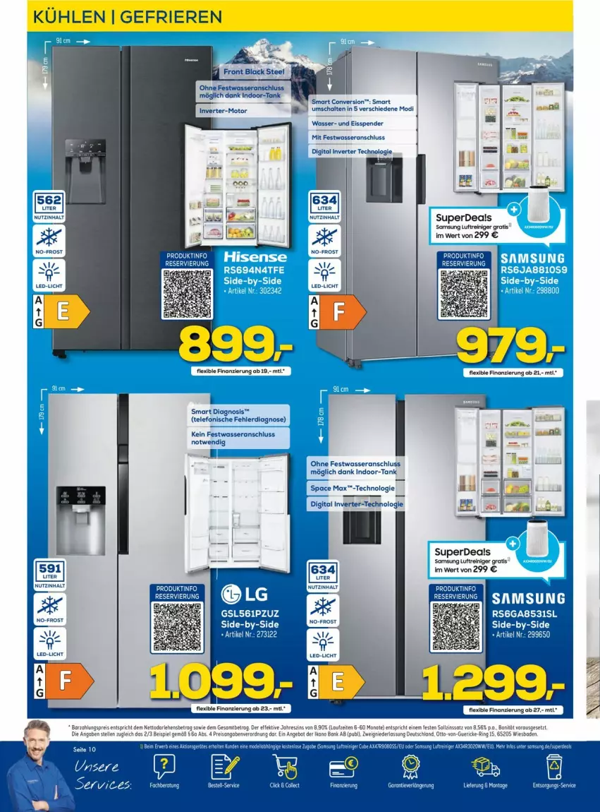 Aktueller Prospekt Euronics - Prospekte - von 09.03 bis 16.03.2022 - strona 10 - produkty: angebot, Bank, bier, eis, erde, lack, Luftreiniger, reiniger, ring, Samsung, Schal, tee, telefon, Ti, wasser, wein, weine