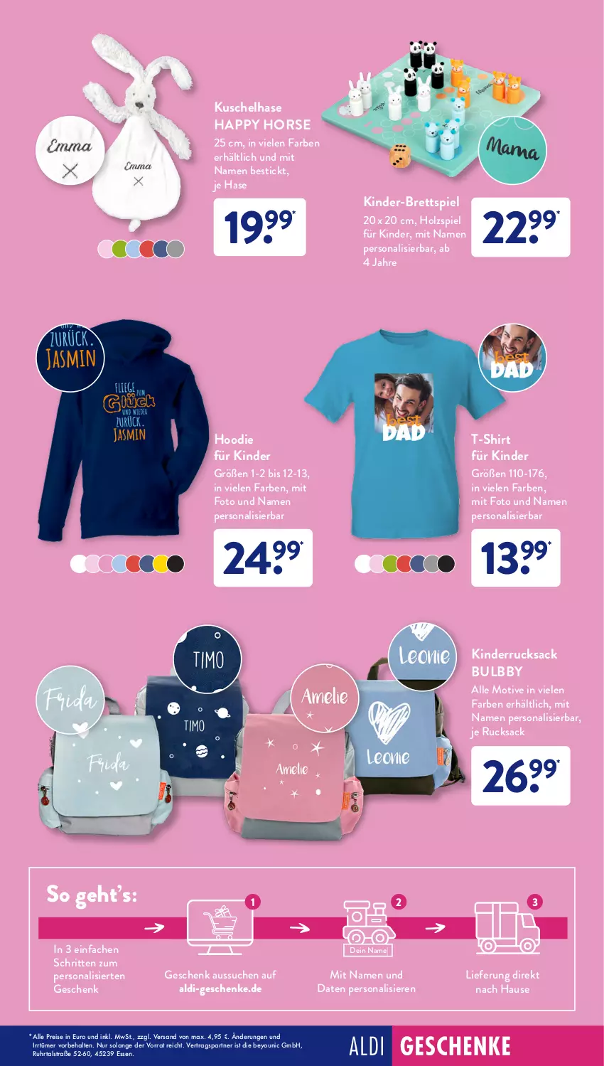 Aktueller Prospekt AldiSud - NÄCHSTE WOCHE - von 27.06 bis 06.07.2022 - strona 23 - produkty: aldi, eis, Holz, Kinder, Kinderrucksack, Persona, reis, rucksack, sac, shirt, T-Shirt, Ti, uhr, Yo