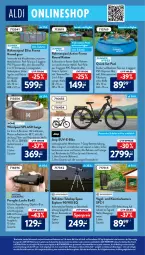 Gazetka promocyjna AldiSud - NÄCHSTE WOCHE - Gazetka - ważna od 06.07 do 06.07.2022 - strona 26 - produkty: abdeckplane, akku, aldi, alle artikel ohne dekoration, angebot, angebote, auer, Bau, beleuchtung, Bewegungssensor, dekoration, E-Bike, eis, erde, Fernglas, gabel, gin, kamera, Kette, led-beleuchtung, ndk, pool, Reinigung, reis, rwe, Schal, spiegel, Teleskop, Ti, tisch, uhr, wasser, Whirlpool
