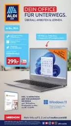 Gazetka promocyjna AldiSud - NÄCHSTE WOCHE - Gazetka - ważna od 06.07 do 06.07.2022 - strona 42 - produkty: aldi, auto, eis, Intel, lautsprecher, medion, monati, notebook, office, Pentium, ring, rwe, Schal, ssd, Ti