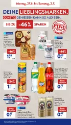 Gazetka promocyjna AldiSud - NÄCHSTE WOCHE - Gazetka - ważna od 06.07 do 06.07.2022 - strona 5 - produkty: aldi, Ayran, Becher, bier, caramel, coca-cola, cola, de beukelaer, eis, erfrischungsgetränk, fanta, flasche, franziskaner, getränk, Hefe, joghur, joghurt, joghurt mit der ecke, Kefir, kirsch, magnum, Mezzo Mix, Müller, natur, prinzen rolle, reis, sprite, stieleis, Ti, ZTE