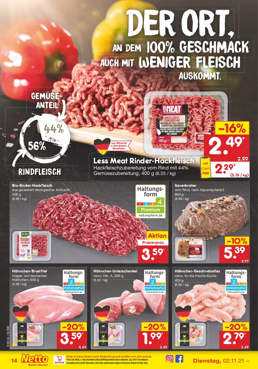 Aktueller Prospekt Netto Marken-Discount - Filial Angebote - von 02.11 bis 06.11.2021 - strona 14