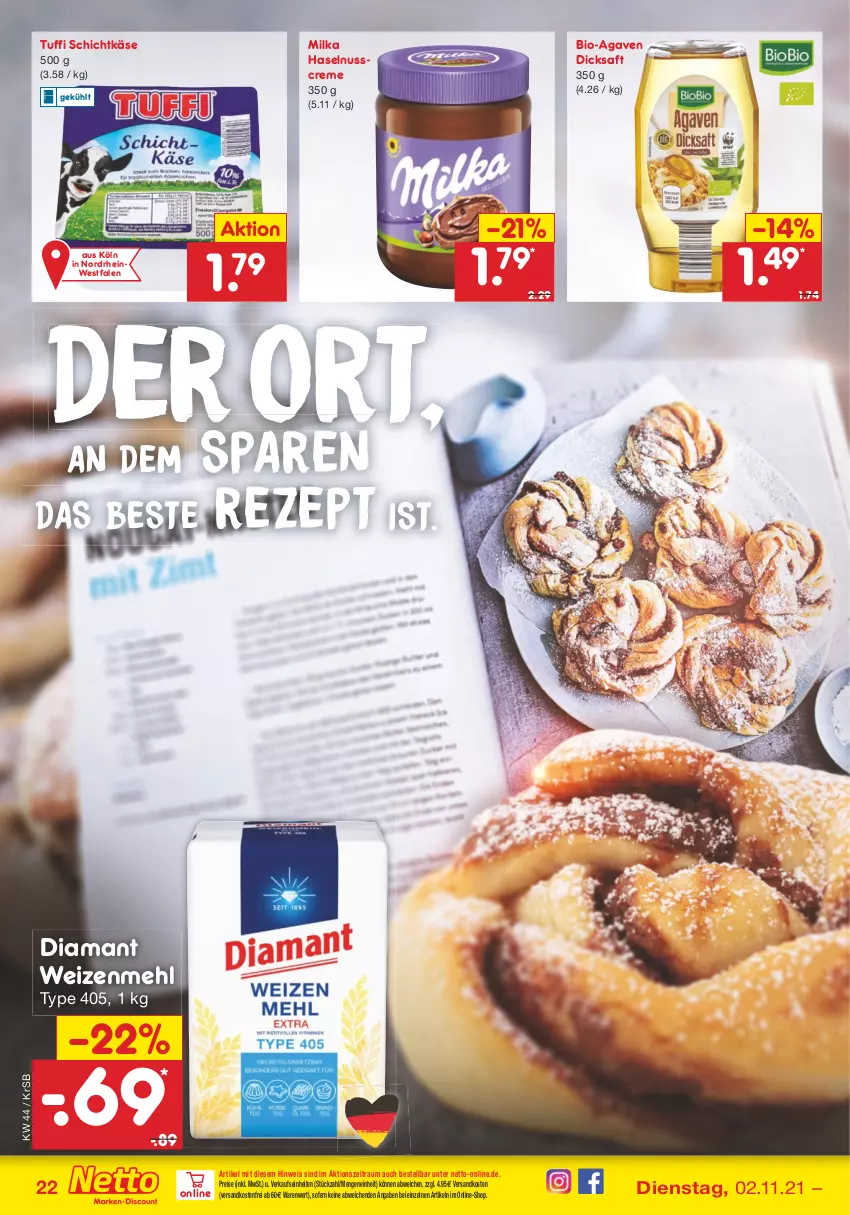 Aktueller Prospekt Netto Marken-Discount - Filial Angebote - von 02.11 bis 06.11.2021 - strona 22