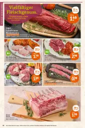 Gazetka promocyjna Tegut - Angebote der Woche - Gazetka - ważna od 12.02 do 12.02.2022 - strona 14 - produkty: angebot, angebote, bio, braten, dekoration, eis, ente, filet, fleisch, gewürz, landprimus, natur, nuss, rind, rinder, rinderbraten, saft, schwein, schweine, schweinefilet, steak, Ti, wein, weine, wurst