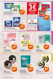 Gazetka promocyjna Tegut - Angebote der Woche - Gazetka - ważna od 12.02 do 12.02.2022 - strona 27 - produkty: ariel, beutel, binden, brustfilet, calgon, camelia, cottonelle, coupon, coupons, elle, filet, filets, fisch, geschirr, hähnchenbrust, hähnchenbrustfilet, hundenahrung, katzennahrung, küche, Küchen, küchentücher, lenor, LG, mac, purina, reiniger, sheba, sofortrabatt, somat, thunfisch, Ti, tierbedarf, toilettentücher, tücher, waschmittel, wasser, wasserenthärter