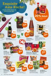 Gazetka promocyjna Tegut - Angebote der Woche - Gazetka - ważna od 12.02 do 12.02.2022 - strona 4 - produkty: bamboo, Becher, beutel, bio, chili, cracker, eis, elle, fertiggericht, flasche, gin, ginger, küche, mit gemüse, natur, natura, Nissin, nudel, nudeln, reis, sauce, snack, soja, sojasauce, steinhaus, Tasche, taschen, Ti, tisch, wasa, wok, Yo, Yum Yum