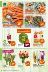 Gazetka promocyjna Tegut - Angebote der Woche - Gazetka - ważna od 12.02 do 12.02.2022 - strona 6 - produkty: angebot, angebote, Bau, bio, Bio-Paprika, bio-zucchini, bioland, blume, blumen, braun, champignon, champignons, dekoration, eis, eisbergsalat, kartoffel, kartoffeln, möhren, orchidee, orchideen, paprika, pflanze, pflanzen, phalaenopsis, reis, ring, rosen, sac, salat, Schal, Schale, speisekartoffeln, Ti, topf, Tüte, zucchini
