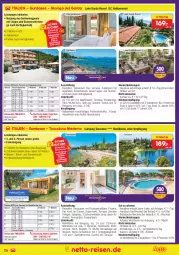 Gazetka promocyjna Netto Marken-Discount - Reise-Angebote April - Gazetka - ważna od 30.04 do 30.04.2022 - strona 26 - produkty: anreisetermine, aust, axe, Bad, ball, bett, bettwäsche, buch, cola, dusche, eis, erde, fisch, Fischspezialitäten, handtuch, Kinder, kühlschrank, kurtaxe, Liege, pool, Rauch, Reinigung, reis, reiseveranstalter, rezept, Ria, saison anreisetermine, schirme, Schrank, sonnenschirm, Spezi, Stier, telefon, Ti, Tiere, tuc, uhr, wasser, zimmerbeispiel