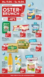 Gazetka promocyjna Aldi Nord - Aldi-Vorschau - Gazetka - ważna od 16.04 do 16.04.2022 - strona 12 - produkty: aldi, almette, alpenfrischkäse, aus der tiefkühlung, Becher, bresso, butter, direktsaft, eis, finesse, flasche, fleisch, frischkäse, frischkäsezubereitung, frucht, fruchtfleisch, géramont, herta, herta finesse, Käse, käsescheiben, kerrygold, landliebe, landmilch, Mett, milch, milram, mit frucht, orange, orangen, orangensaft, petersilie, reis, saft, Schal, Schalotte, snack, Ti