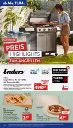 Gazetka promocyjna Aldi Nord - Aldi-Vorschau - Gazetka - ważna od 16.04 do 16.04.2022 - strona 28 - produkty: braten, edelstahl, eis, Elektro, enders, flasche, gasgrill, gin, grill, grillfläche, Holz, holzkohle, kraft, mit thermometer, Ofen, pizza, Rauch, reis, schutzhülle, thermometer, Ti, ZTE