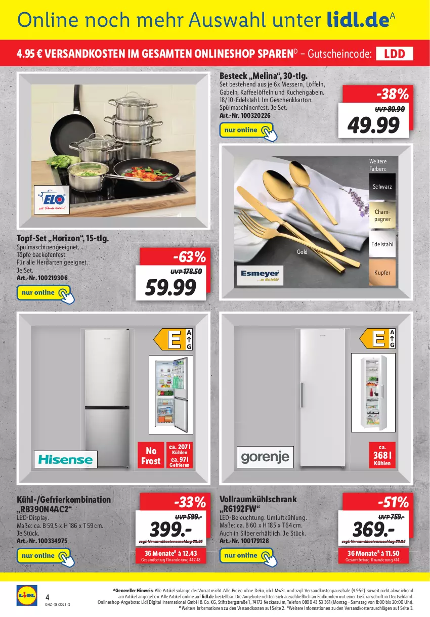 Aktueller Prospekt Lidl - Onlineshop-Highlights der Woche - von 11.09 bis 26.09.2021 - strona 4