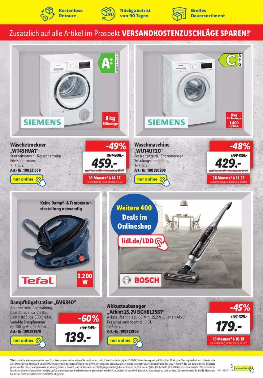 Aktueller Prospekt Lidl - Onlineshop-Highlights der Woche - von 11.09 bis 26.09.2021 - strona 5