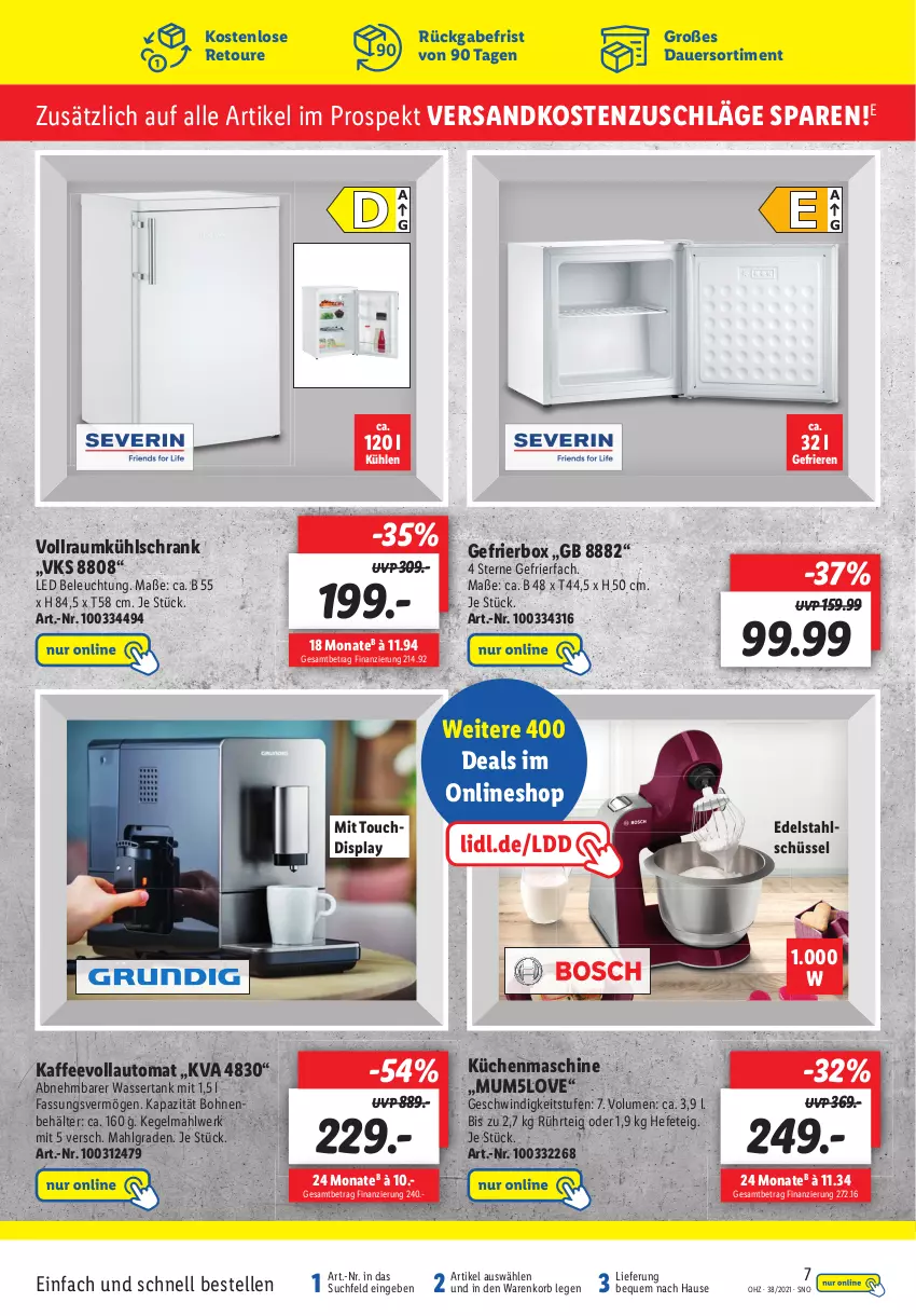 Aktueller Prospekt Lidl - Onlineshop-Highlights der Woche - von 11.09 bis 26.09.2021 - strona 7