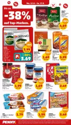 Gazetka promocyjna Penny - Prospekte - Gazetka - ważna od 17.08 do 17.08.2024 - strona 12 - produkty: aufstrich, cerealien, dallmayr, ferrero, frucht, fruchtaufstrich, hanuta, kaffee, kaffee-pads, knoppers, konfitüre, konfitüre extra, mac, melitta, schoko, Schwartau, storck, Ti