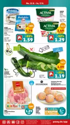 Gazetka promocyjna Penny - Prospekte - Gazetka - ważna od 17.08 do 17.08.2024 - strona 17 - produkty: bier, bierschinken, bio, bio-zucchini, danone, feta, Geflügel, Holz, natur, quark, salakis, schinken, Ti, zucchini