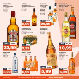 Gazetka promocyjna Real - Gazetka - ważna od 25.11 do 25.11.2023 - strona 17 - produkty: aperol, blended scotch, blended scotch whisky, coupon, coupons, eis, Etiqueta Blanca, gin, Havana Club, kräuter, kräuterlikör, kuemmerling, likör, mariacron, merl, osborne, payback, regal, reis, Ria, rum, scotch, scotch whisky, single malt, Ti, veterano, vodka, wein, weinbrand, whisky, ZTE