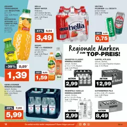 Gazetka promocyjna Real - Gazetka - ważna od 25.11 do 25.11.2023 - strona 18 - produkty: Alwa, beere, eis, elle, erdbeere, flasche, flaschen-kasten, gerolsteine, gerolsteiner, granini, hella, LG, limette, Mett, mineralwasser, nuss, pils, pilsener, reis, rheinfels quelle, steiner, tee, Ti, top-preis, veltins, veltins pilsener, volvic, wasser, zitrone, ZTE