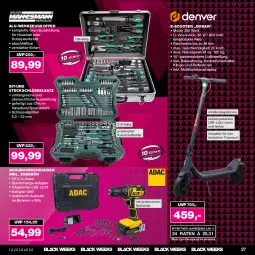 Gazetka promocyjna Real - Gazetka - ważna od 25.11 do 25.11.2023 - strona 27 - produkty: adapter, akku, Bau, beleuchtung, Bohrschrauber, eis, ente, Hobby, koffer, led-licht, LG, scooter, Spezi, Sport, Steckschlüsselsatz, Ti, tisch, werkzeug