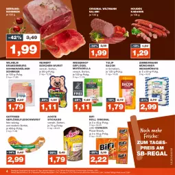 Gazetka promocyjna Real - Gazetka - ważna od 25.11 do 25.11.2023 - strona 4 - produkty: aoste stickado, bacon, bifi, dell, eis, fleisch, fleischwurst, Geflügel, Geflügel-Fleischwurst, gin, gutfried, houdek, kabanos, mortadella, pizza, reinert, reis, salami, schinken, schwarzwälder schinken, serrano, snack, stickado, Ti, tulip, wiesenhof, wiltmann, wurst, ZTE