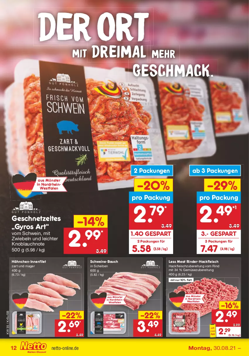 Aktueller Prospekt Netto Marken-Discount - Filial Angebote - von 30.08 bis 04.09.2021 - strona 12