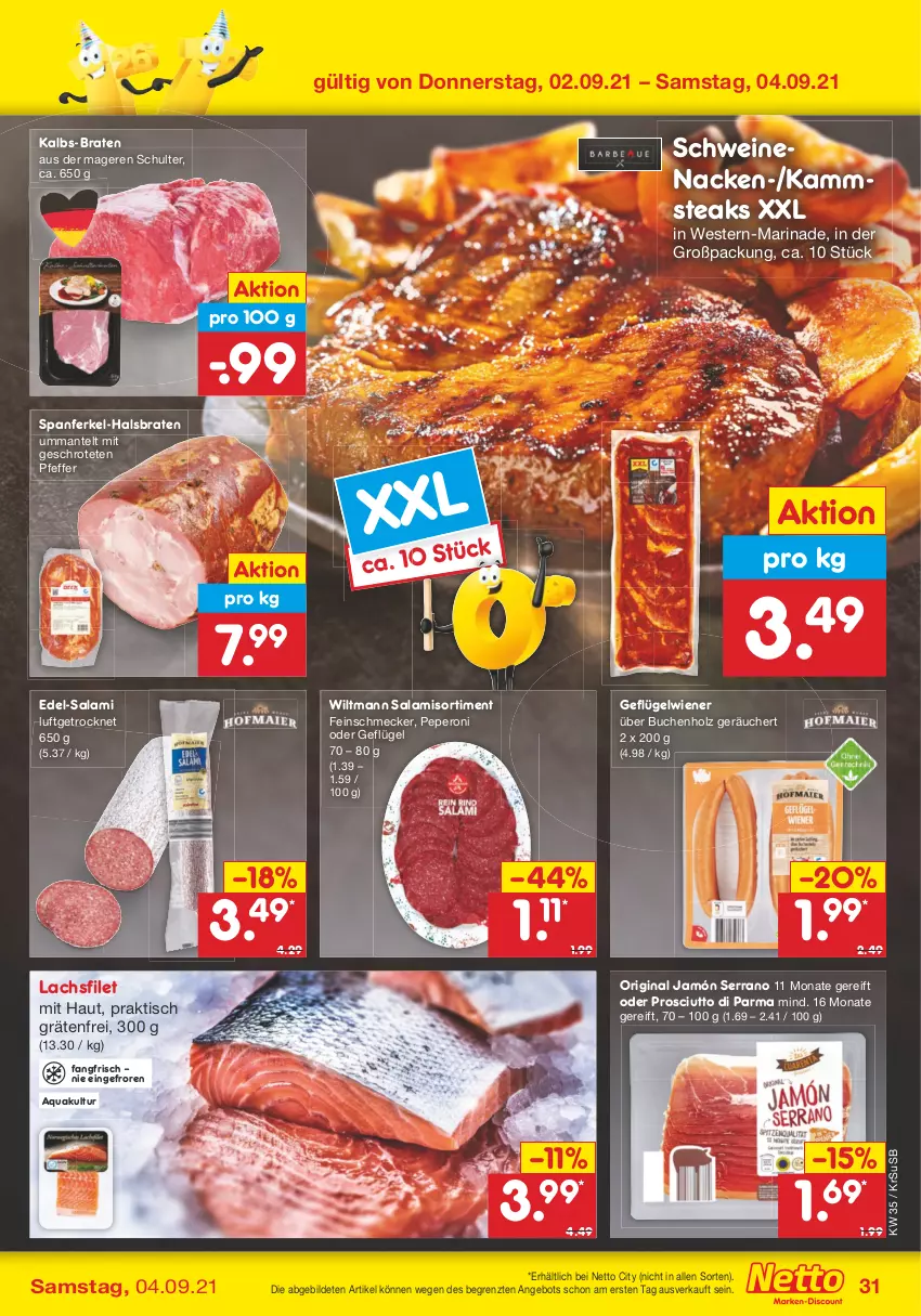 Aktueller Prospekt Netto Marken-Discount - Filial Angebote - von 30.08 bis 04.09.2021 - strona 31