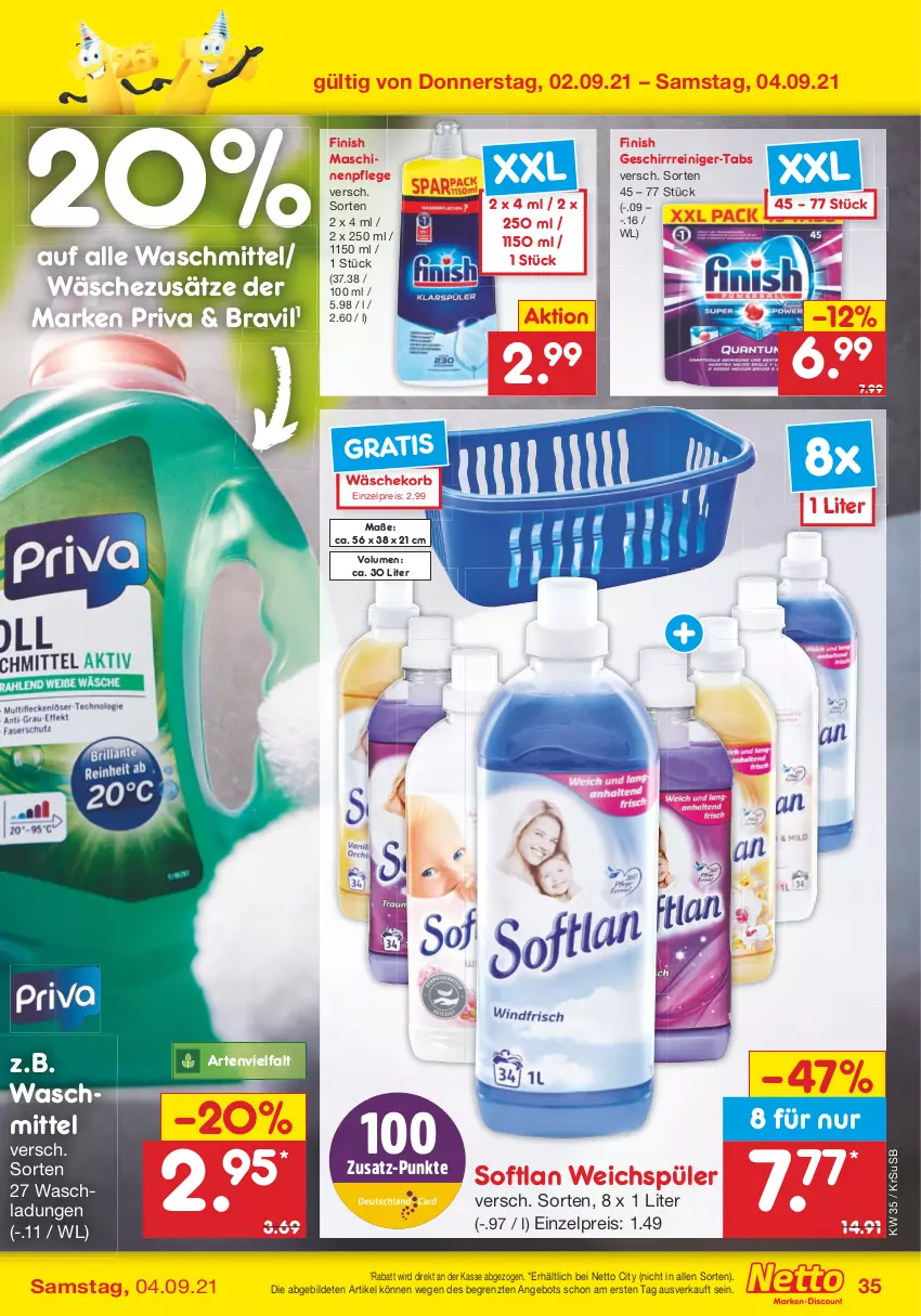 Aktueller Prospekt Netto Marken-Discount - Filial Angebote - von 30.08 bis 04.09.2021 - strona 35