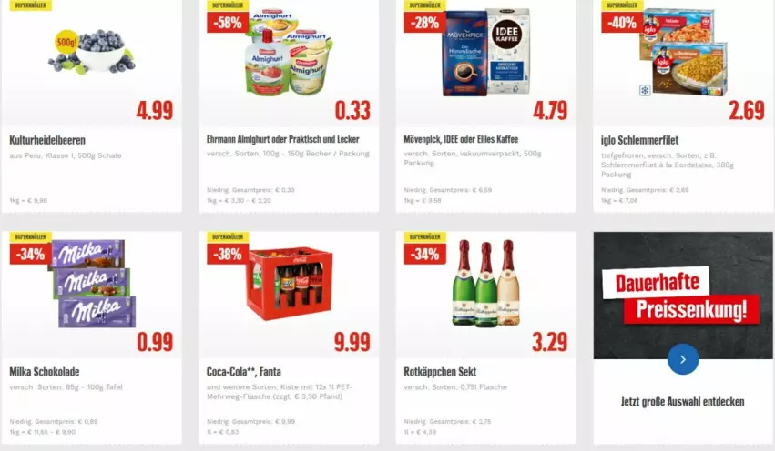 Aktueller Prospekt Edeka - Prospekte - von 12.11 bis 20.11.2024 - strona 2 - produkty: almighur, almighurt, beere, beeren, coca-cola, cola, decke, ehrmann, ehrmann almighurt, eis, fanta, filet, heidelbeere, heidelbeeren, iglo, kaffee, milka, milka schokolade, mövenpick, reis, reiss, rotkäppchen, schlemmerfilet, schoko, schokolade, sekt, Ti, tisch