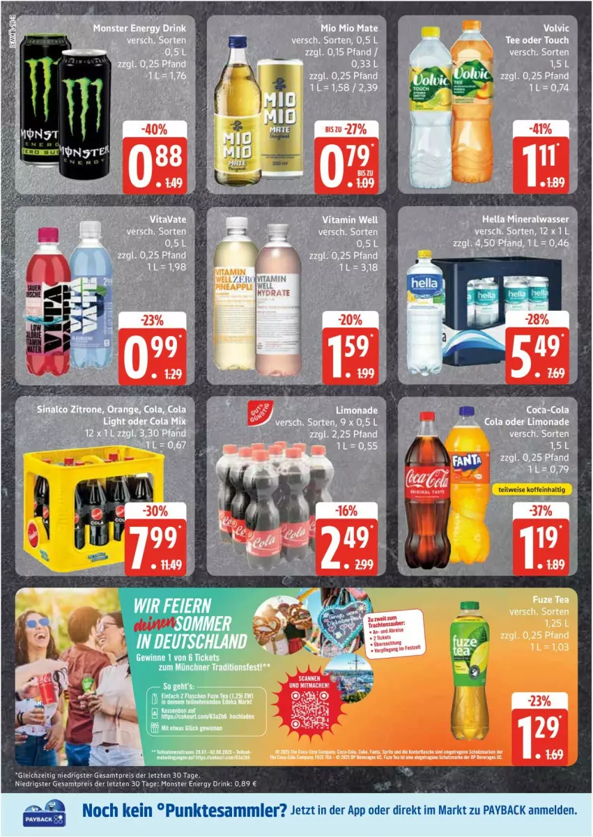 Aktueller Prospekt Edeka - Prospekte - von 28.07 bis 02.08.2025 - strona 20 - produkty: drink, eis, energy drink, monster, Monster Energy, payback, reis, tesa, Ti, ZTE