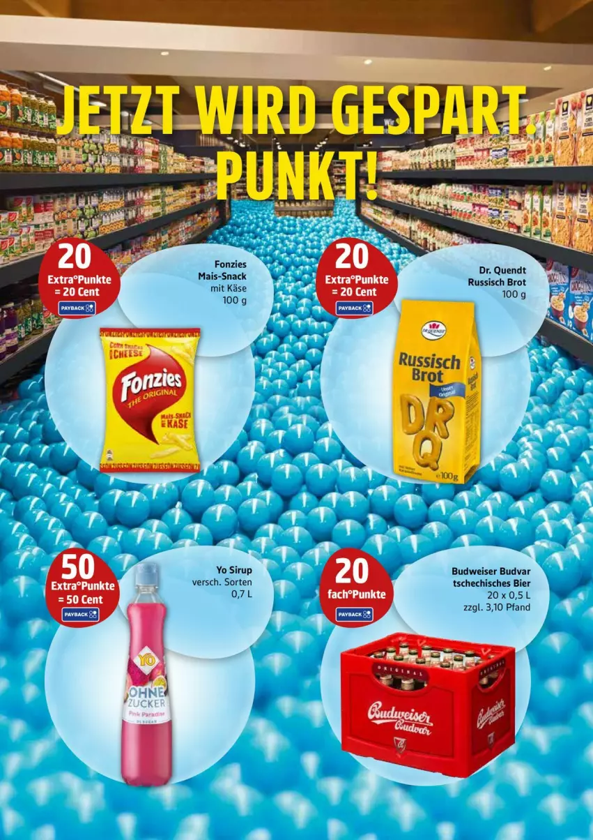 Aktueller Prospekt Edeka - Prospekte - von 28.07 bis 02.08.2025 - strona 25 - produkty: bier, brot, budweiser, eis, Käse, mais, russisch brot, sirup, snack, Yo