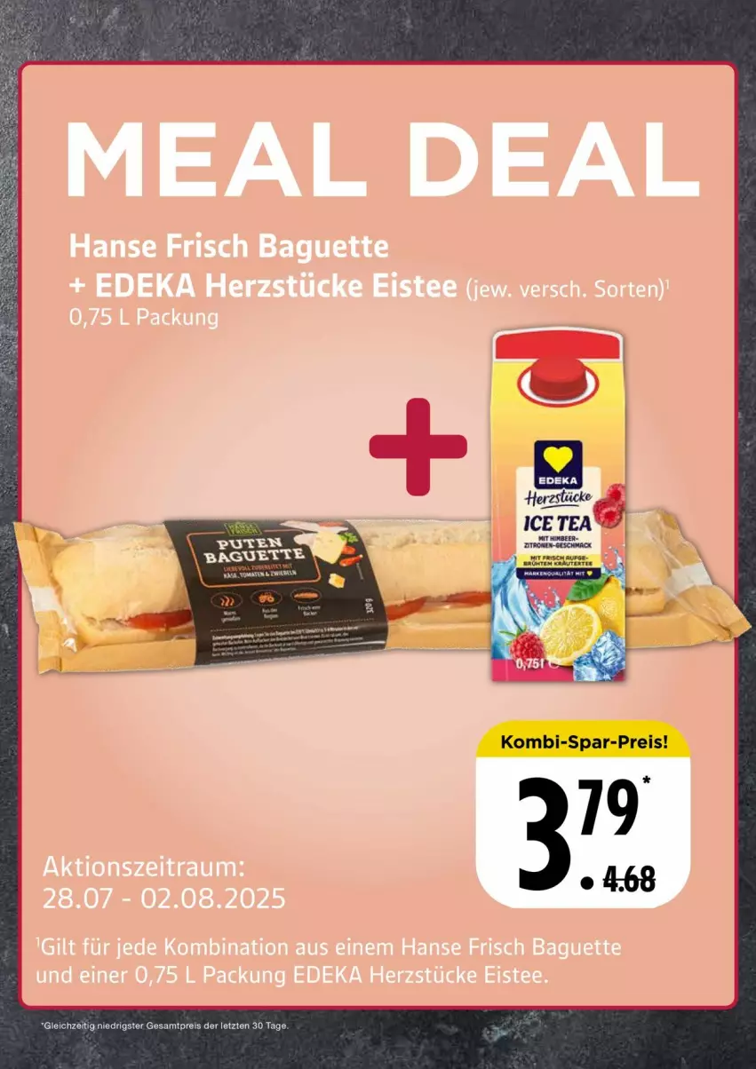 Aktueller Prospekt Edeka - Prospekte - von 28.07 bis 02.08.2025 - strona 28 - produkty: eis, ice tea, reis, Ti, ZTE