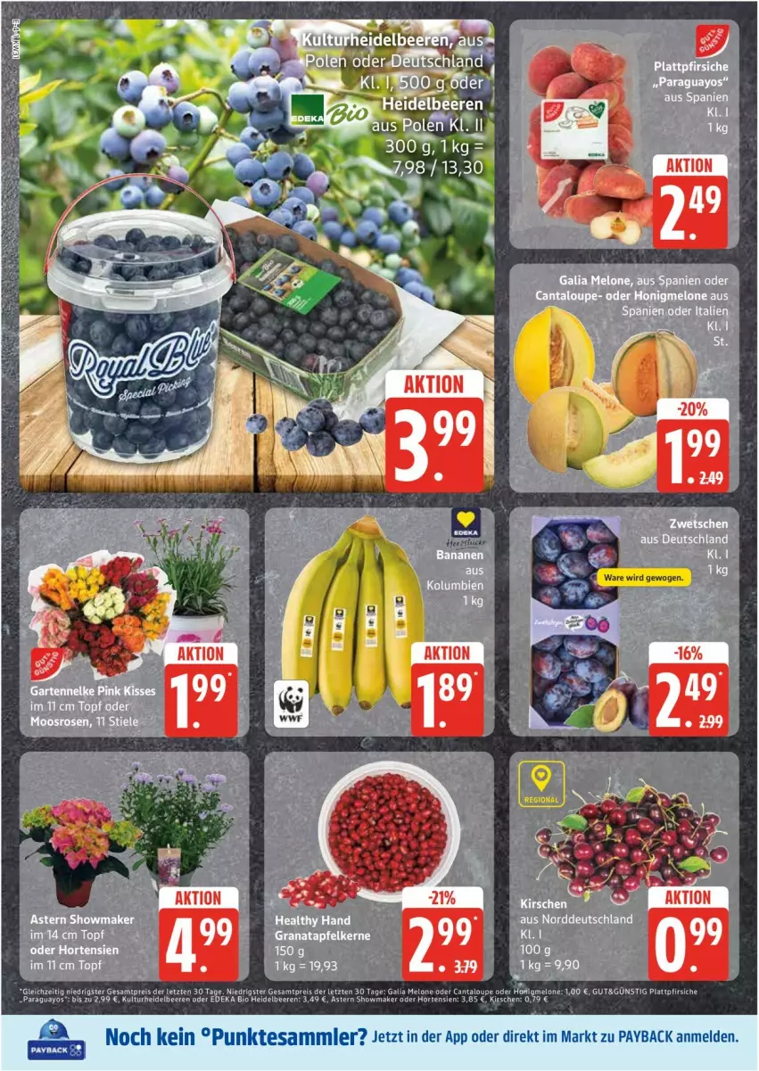 Aktueller Prospekt Edeka - Prospekte - von 28.07 bis 02.08.2025 - strona 8 - produkty: apfel, beere, beeren, deka, eis, grana, granatapfel, granatapfelkerne, heidelbeere, heidelbeeren, hortensie, hortensien, kirsch, kirsche, kirschen, melone, paraguayos, payback, Rana, reis, tee, tesa, Ti, topf, Yo, ZTE