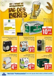 Gazetka promocyjna Edeka - Prospekte - Gazetka - ważna od 02.08 do 02.08.2025 - strona 22 - produkty: alkohol, beck's, bier, brause, carlsberg, eis, fassbrause, flasche, Guinness, Kilkenny, krombache, krombacher, payback, Peroni, reis, Spaten, Spezi, tesa, Ti, ZTE