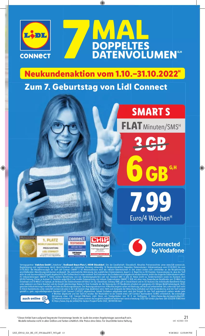 Aktueller Prospekt Lidl - Weihnachts-Magazin - von 03.11 bis 31.12.2022 - strona 21 - produkty: aldi, angebot, auer, auto, braun, Brei, buch, dell, eis, elle, erde, gin, inklusivleistungen, Liege, Mode, Rauch, reis, rwe, sim, Soda, Tchibo, Ti, tisch, vodafone, Yo, ZTE