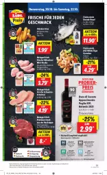 Gazetka promocyjna Lidl - Weihnachts-Magazin - Gazetka - ważna od 31.12 do 31.12.2022 - strona 33 - produkty: aktionspreis, angebot, berliner, bier, brustfilet, develey, dip, Dorade, dorade royal, eis, filet, fisch, fische, Fischer, Frische Hähnchen, garnelen, hähnchenbrust, hähnchenbrustfilet, jungbullen, mac, reis, rotwein, schnitten, schnitzel, schwein, schweine, schweineschnitzel, sim, steak, steaks, Ti, wein, weine, ZTE