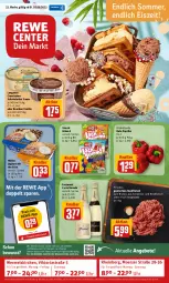 Gazetka promocyjna Rewe - Prospekte - Gazetka - ważna od 13.06 do 13.06.2022 - strona 1 - produkty: angebot, angebote, Astra, bourbon, bourbon vanille, braten, cremissimo, eis, elle, fleisch, freixenet, hackfleisch, Heu, joghur, joghurt, joghurt mit der ecke, langnese, langnese cremissimo, Müller, Nimm 2, paprika, reis, Ria, rind, rindfleisch, rum, schoko, schokolade, schokoladen, schwein, schweine, sim, storck, Ti, uhr, vanille, wein, weine