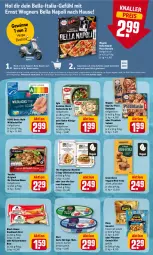 Gazetka promocyjna Rewe - Prospekte - Gazetka - ważna od 13.06 do 13.06.2022 - strona 10 - produkty: bratwurst, brot, burger, butter, eis, filet, filets, gin, gnocchi, hering, Herings, iglo, kiri, knoblauch, kräuter, kräuterbutter, lachs, lachsfilet, merl, nestlé, oder kräuter, oder piccolinis, pfanne, pfannen, piccolinis, pizza, Rana, reis, rewe beste wahl, Ria, ring, salami, The Vegetarian Butcher, Ti, Vegeta, vossko, wagner, wagners, Wild, wildlachs, wurst