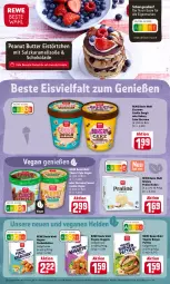 Gazetka promocyjna Rewe - Prospekte - Gazetka - ważna od 13.06 do 13.06.2022 - strona 14 - produkty: burger, butter, cookie, cookie dough, creme, eis, eiscreme, fisch, fischstäbchen, karamell, kokos, nuggets, peanut butter, rewe beste wahl, rezept, rezepte, salz, schoko, schokolade, Soße, stieleis, Ti, Törtchen