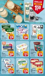 Gazetka promocyjna Rewe - Prospekte - Gazetka - ważna od 13.06 do 13.06.2022 - strona 9 - produkty: actimel, actimel drink, activia, apostels, arla, danone, danone actimel drink, danone activia, Dr. Oetker, drink, eis, erbsen, gin, grütze, hafer, Haferdrink, Kærgården, lätta, milch, milchreis, Müller, nadler, pudding, reis, Rote Grütze, salat, Ti, zaziki