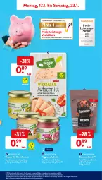 Gazetka promocyjna AldiSud - ALDI Aktuell - Gazetka - ważna od 22.01 do 22.01.2022 - strona 13 - produkty: aldi, aufschnitt, bio, chili, creme, curry, discount, eis, elle, lebensmittel, monitor, Rauch, reis, snack, Ti, veggie, Yo