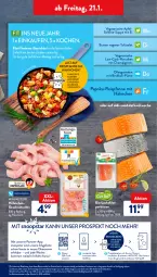 Gazetka promocyjna AldiSud - ALDI Aktuell - Gazetka - ważna od 22.01 do 22.01.2022 - strona 41 - produkty: aldi, alle artikel ohne dekoration, angebot, angebote, apfel, auer, bio, brokkoli, champignon, champignons, decke, dekoration, eis, elle, filet, fleisch, garnelen, geschnetzeltes, gin, Hähnchengeschnetzeltes, Heu, kamera, küche, lachs, lachsfilet, Ofen, paprika, pfanne, püree, reis, rezept, salat, suppe, Ti, Tofu, Vegeta, Zelt, ZTE