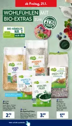 Gazetka promocyjna AldiSud - ALDI Aktuell - Gazetka - ważna od 22.01 do 22.01.2022 - strona 42 - produkty: aldi, bio, dessert, desserts, drink, drinks, eis, omega, reis, smoothie, smoothies