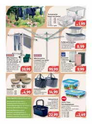 Gazetka promocyjna Feneberg - Prospekte - Gazetka - ważna od 27.08 do 27.08.2022 - strona 10 - produkty: angebot, angebote, aufbewahrungsbox, bett, buch, chloe, decke, Deckel, Diesel, eimer, einkaufskorb, Einkaufstasche, eis, emmi, ente, frischhaltedosen, Germ, Kinder, korb, kosmetik, leine, Ofen, reis, Ria, schutzhülle, Sport, Tasche, Ti, treteimer, wäschespinne