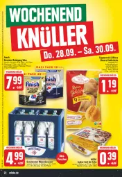 Gazetka promocyjna Edeka - Angebote der Woche - Gazetka - ważna od 30.09 do 30.09.2023 - strona 22 - produkty: Alwa, angebot, Becher, beutel, coppenrath, eis, Feigen, Finish, fleisch, frühstücksfleisch, geback, gerolsteine, gerolsteiner, geschirr, Goldstücke, Hausmacher, joghur, joghurt, joghurt mit der ecke, mac, mineralwasser, Müller, reiniger, Reinigung, reis, schinken, steak, steiner, Ti, wasser, wurst, ZTE