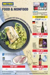 Gazetka promocyjna Metro - Food-Nonfood - Gazetka - ważna od 09.04 do 09.04.2025 - strona 1 - produkty: amaro, bohne, eis, elle, espresso, fernseher, filet, fisch, fische, Fischer, flasche, früchte, früchten, fürst von metternich, getränk, getränke, lachs, lachsfilet, lavazza, LG, Metro, Mett, metternich, Palette, rama, ramazzott, ramazzotti, reis, riesling, Schere, seelachsfilet, sekt, teller, Ti, tiefpreis, uhd, Wild, zott