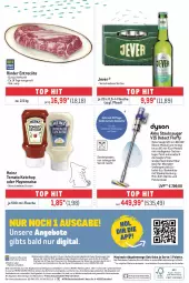 Gazetka promocyjna Metro - Food-Nonfood - Gazetka - ważna od 09.04 do 09.04.2025 - strona 32 - produkty: abholpreise, akku, angebot, angebote, auer, auto, bürste, Dyson, eis, elle, ente, entrecôte, flasche, getränk, getränke, heinz, ilag, Intel, je 500-ml-flasche, jever, ketchup, kraft, mac, mayonnaise, Metro, metro gastro, Palette, Rauch, reis, rind, rinder, rwe, sonderposten, staubsauger, teller, Ti, Tiere, tisch, tomato ketchup, Yo